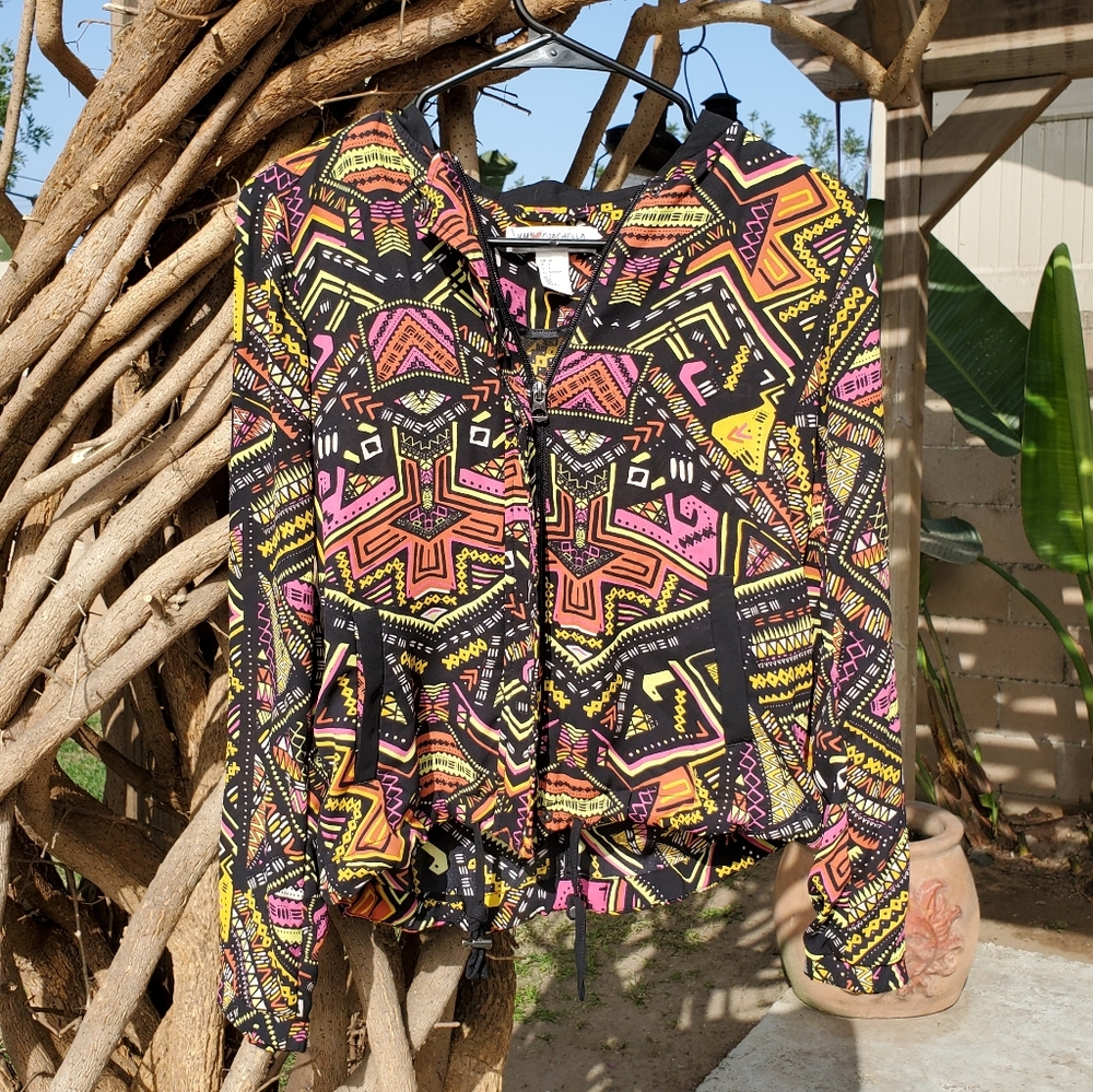 H&M Lightweight Tribal Print Festival Jacket